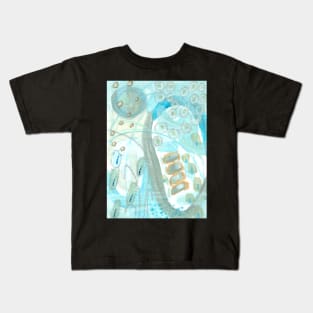 Art Acrylic artwork abstract painting Kids T-Shirt